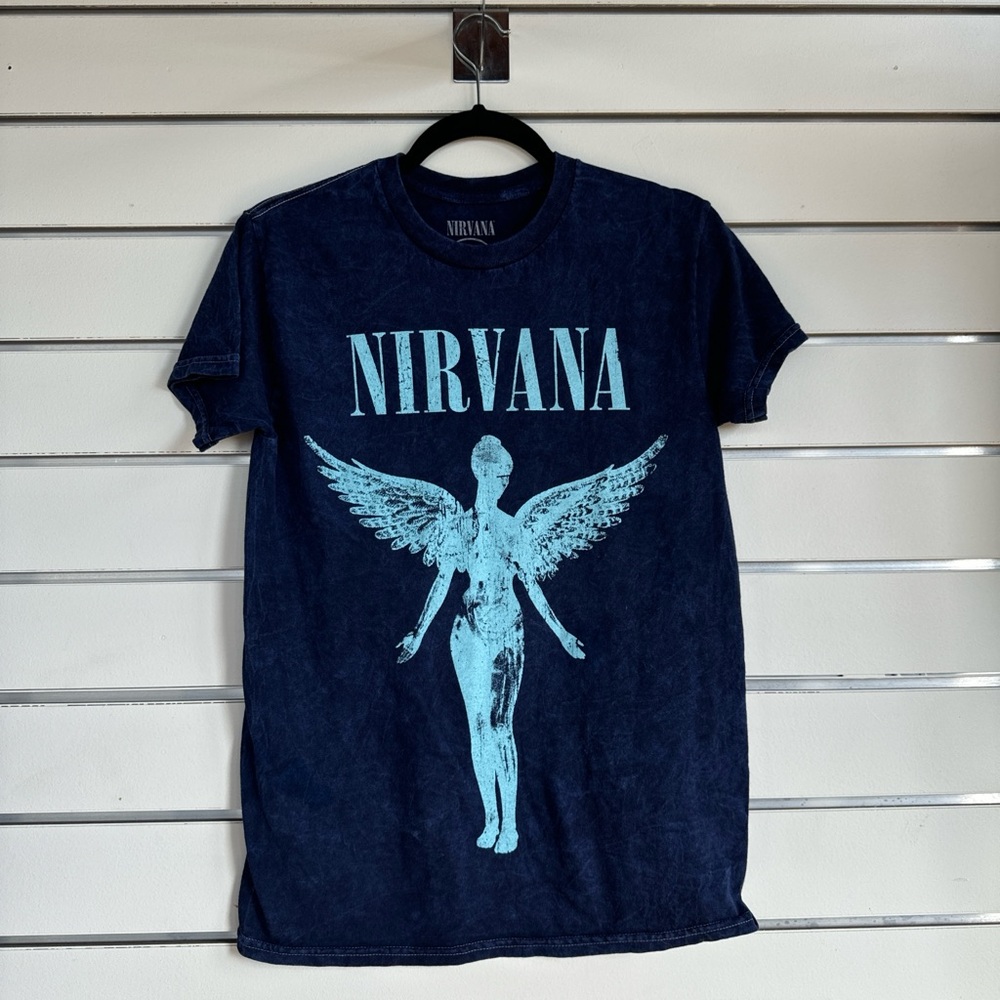 Nirvana band tee, size small